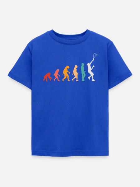 Tennis-Entwicklung - Kinder T-Shirt - Royalblau