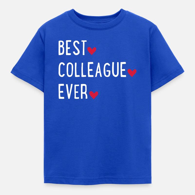 Verdens bedste kollega - Børne-T-shirt - kongeblå