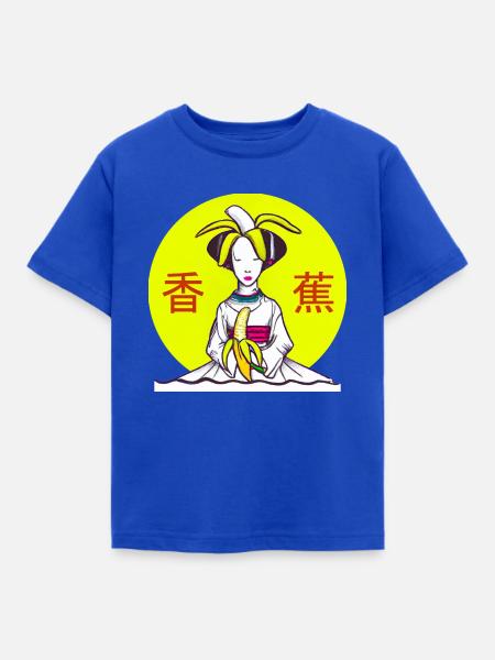 Geishana - Kinder T-Shirt - Royalblau