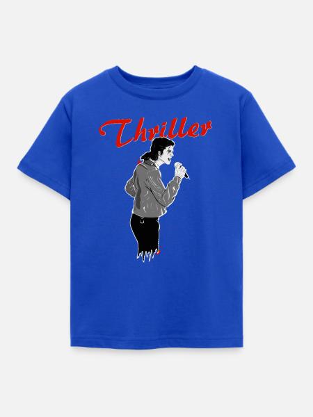 Michael - The Legend - Kinder T-Shirt - Royalblau