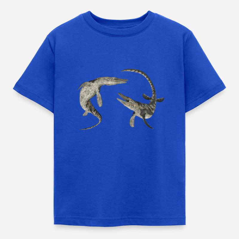 Mosasaurier Tylosaurus - Kinder T-Shirt - Royalblau