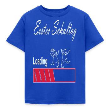 erster schultag schule - Kinder T-Shirt - Royalblau - Vorne - AI Model Kid Female (0cm)