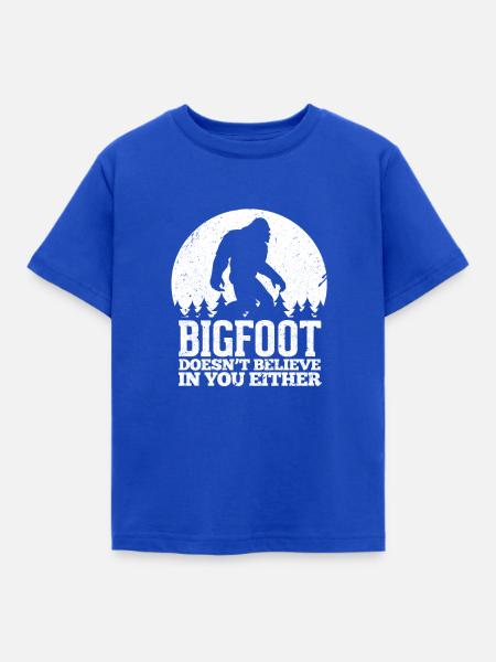 Bigfoot - Kinder T-Shirt - Royalblau