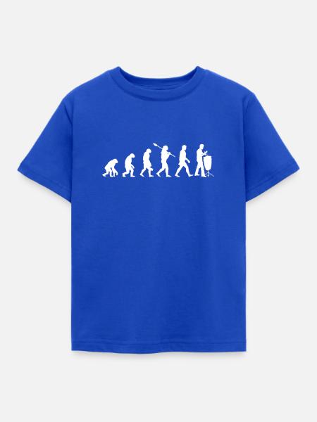 Bongo Evolution - Kinder T-Shirt - Royalblau