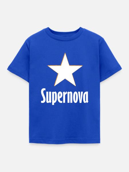 Supernova Astronomie Sonne - Kinder T-Shirt - Royalblau