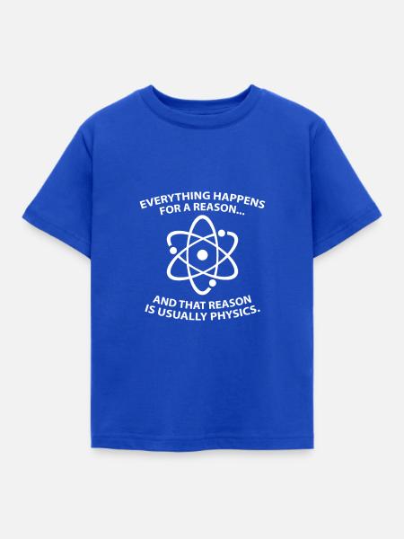 Immer Physik - Kinder T-Shirt - Royalblau