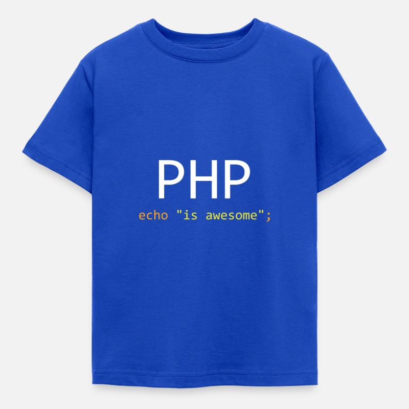 PHP is awesome - T-shirt Enfant - bleu royal