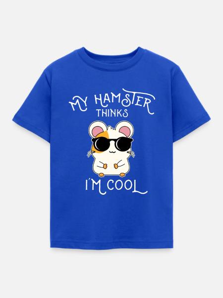 Hamster - Kinder T-Shirt - Royalblau