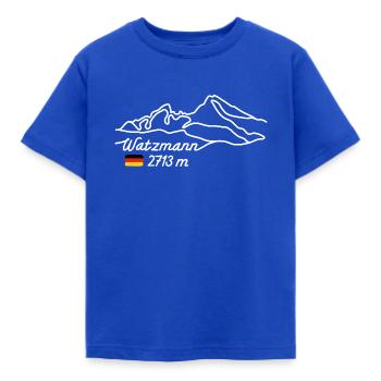Watzmann Bayern Berchtesgaden drapeau allemand montagne - T-shirt Enfant - bleu royal - Devant - AI Model Kid Female (0cm)