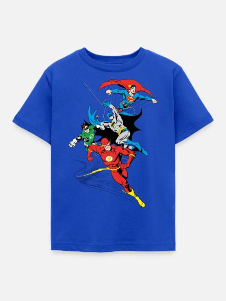 DC Comics Originals Gruppe - Kinder T-Shirt - Royalblau