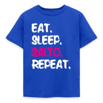 Salto Turner cadeau de gymnastique artificielle gymnastique - T-shirt Enfant - bleu royal - Devant - AI Model Kid Female (0cm)