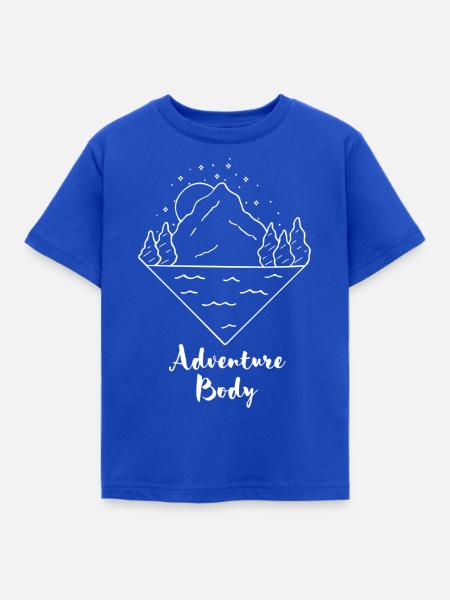 Adventure Body - Kinder T-Shirt - Royalblau