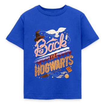 Harry Potter Back To Hogwarts - Kids' T-Shirt - royal blue - Front - AI Model Kid Female (0cm)