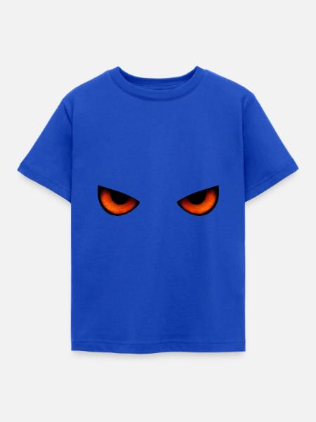 Augen - Kinder T-Shirt - Royalblau