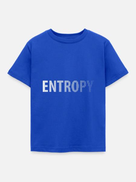 Entropie passiert Geschenk - Kinder T-Shirt - Royalblau