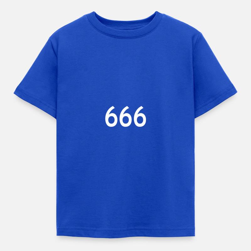 Devil number 666 - Kids' T-Shirt - royal blue