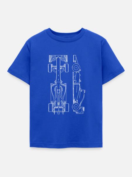 Motorsport - Kinder T-Shirt - Royalblau