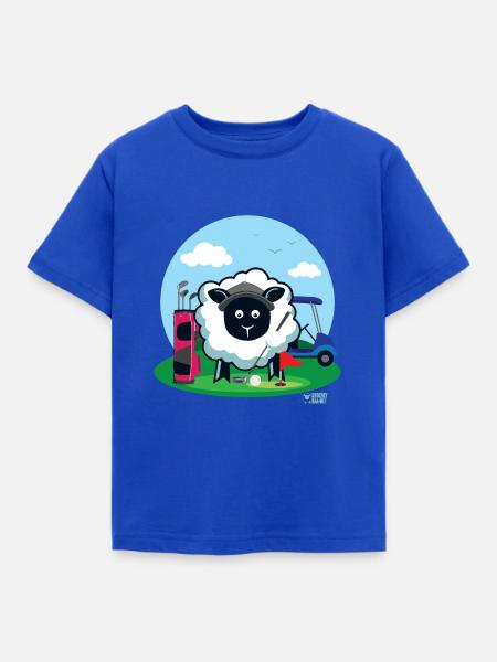Mutterschafe mögen Golf? - Kinder T-Shirt - Royalblau