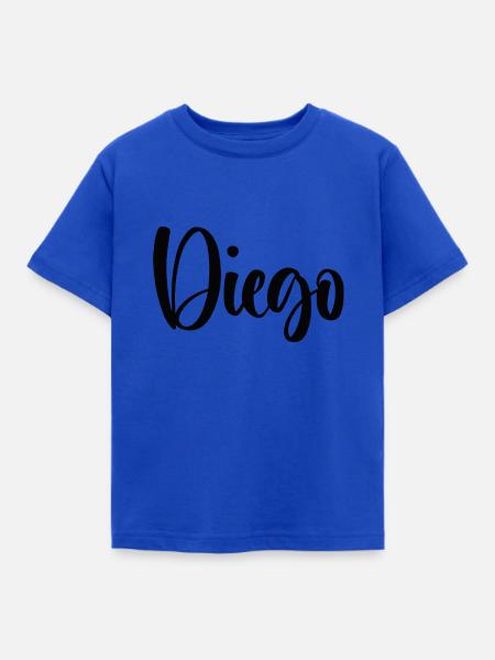 Diego - Kinder T-Shirt - Royalblau