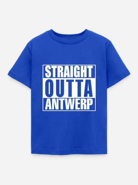 Direkt aus Antwerpen - Kinder T-Shirt - Royalblau