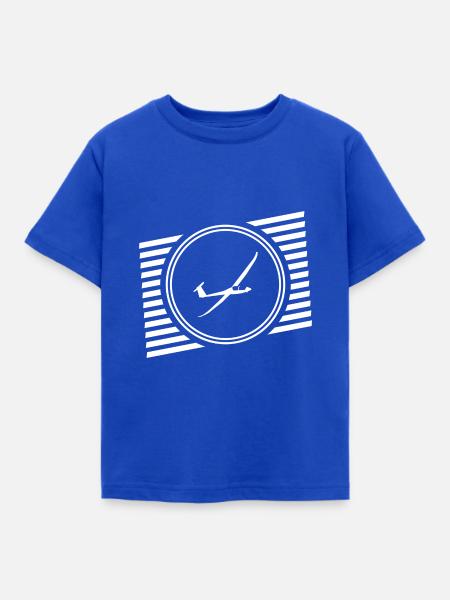 Segelflugzeug - Kinder T-Shirt - Royalblau