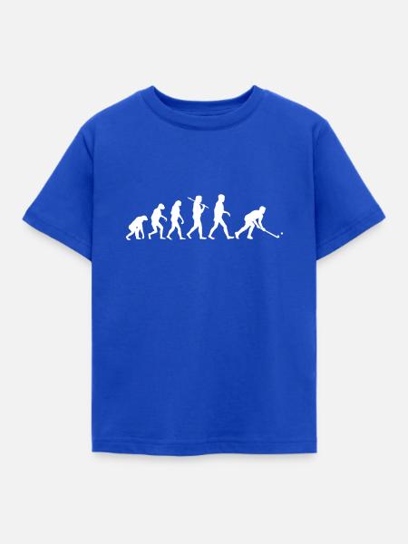 Evolution Hockey Männer - Kinder T-Shirt - Royalblau