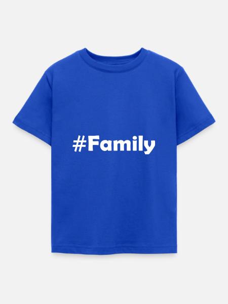 #Family - Kinder T-Shirt - Royalblau