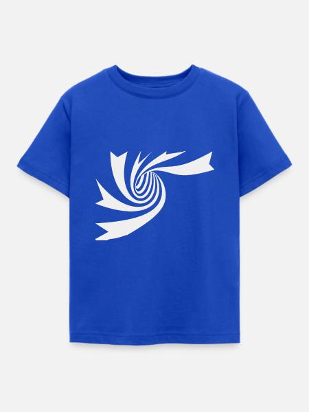 Spirale - Kinder T-Shirt - Royalblau