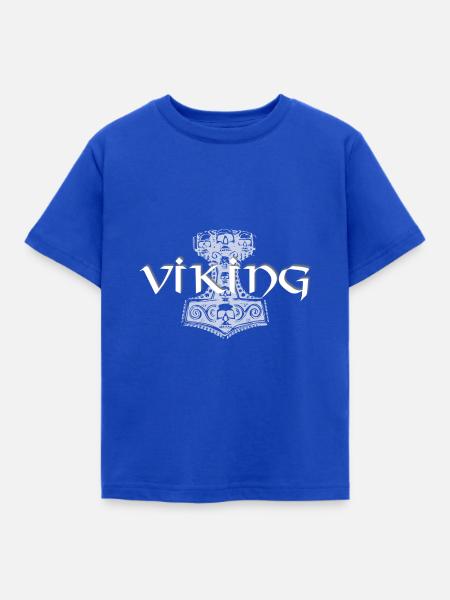 Viking Hammer - Kinder T-Shirt - Royalblau