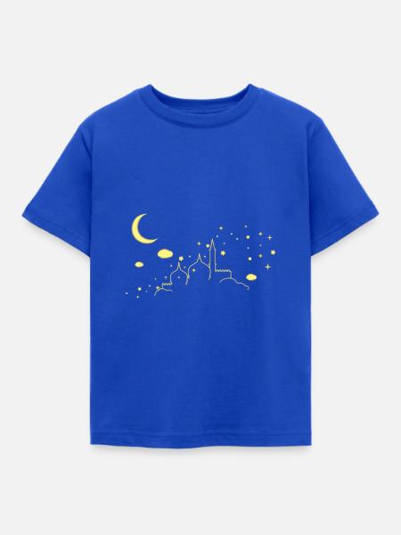 Moschee - Kinder T-Shirt - Royalblau