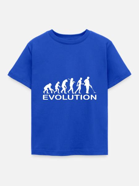 Metalldetektor Evolution - Kinder T-Shirt - Royalblau