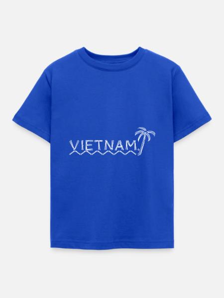 Vietnam - Kinder T-Shirt - Royalblau