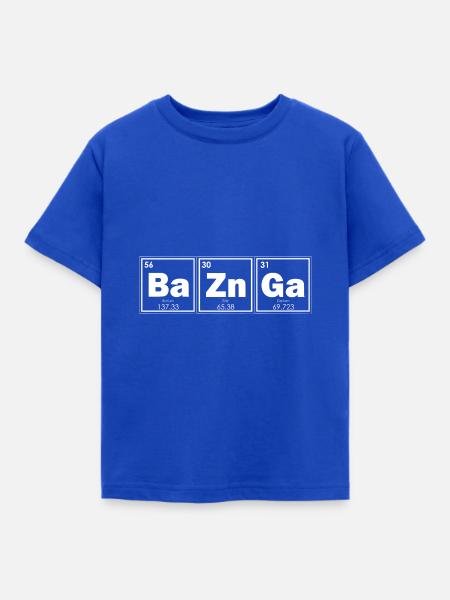 basinga - Kinder T-Shirt - Royalblau