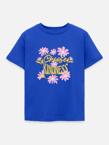 Choose Kindness - Kinder T-Shirt - Royalblau
