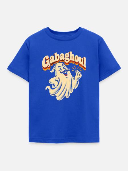Gabaghou Geist mit Schnurrbart - Kinder T-Shirt - Royalblau