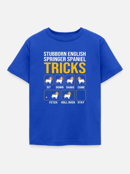 Springer Spaniel - Kinder T-Shirt - Royalblau