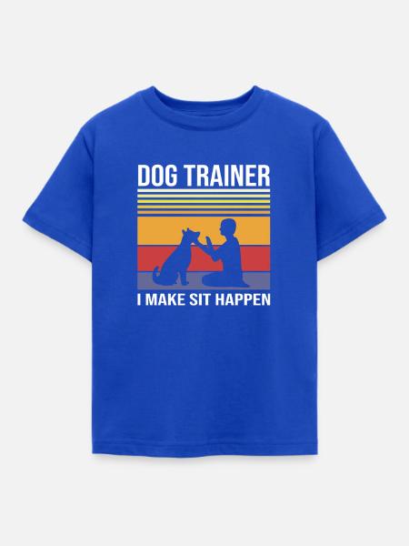 Hundetrainer - Kinder T-Shirt - Royalblau