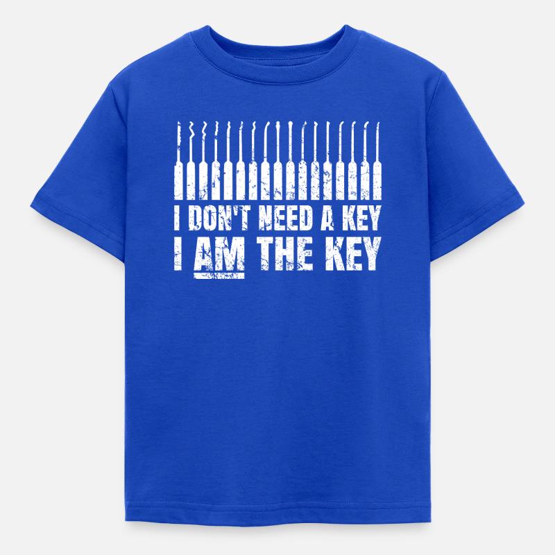 Lockpicking Lock Picking Tool - Kids' T-Shirt - royal blue