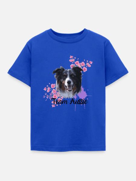 Team Aussie - Kinder T-Shirt - Royalblau