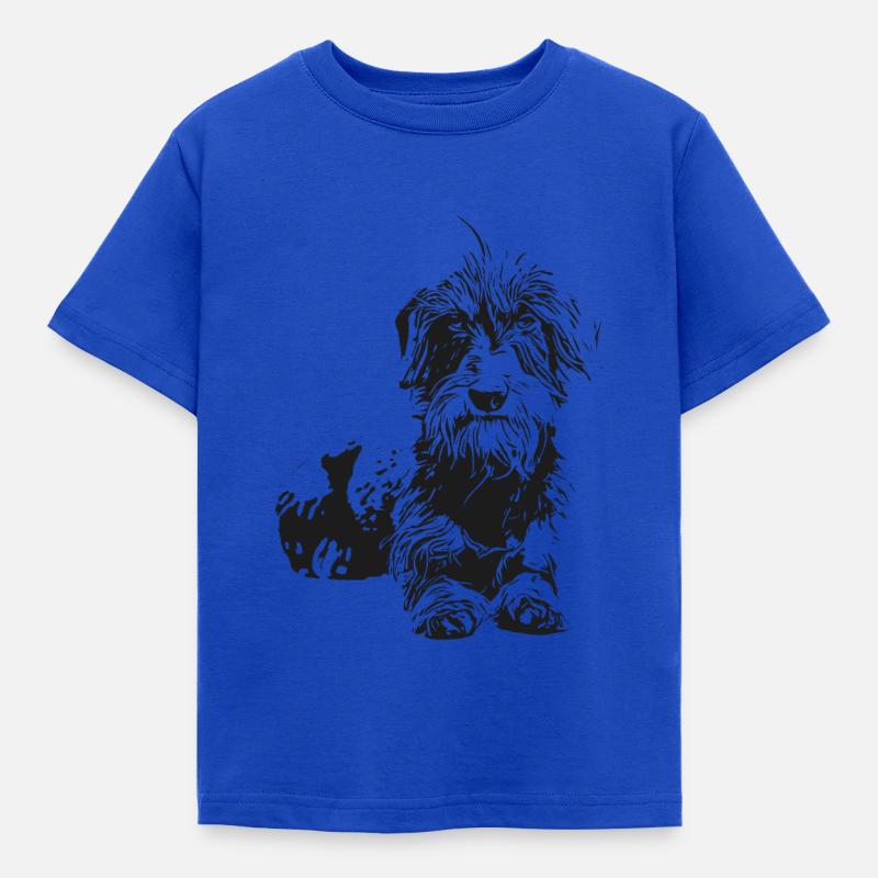 Teckel Teckel Teckel - T-shirt Enfant - bleu royal