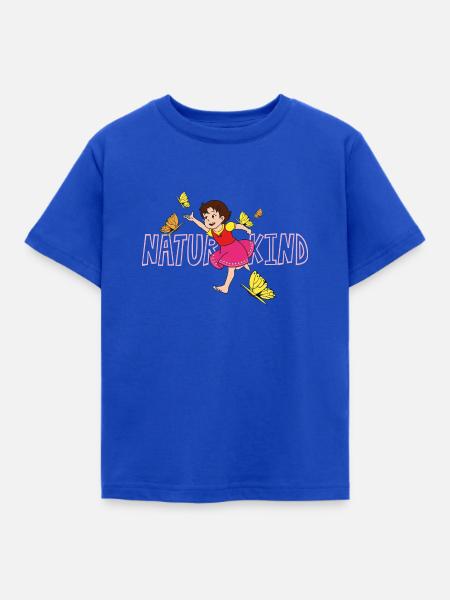 Heidi Naturkind - Kinder T-Shirt - Royalblau