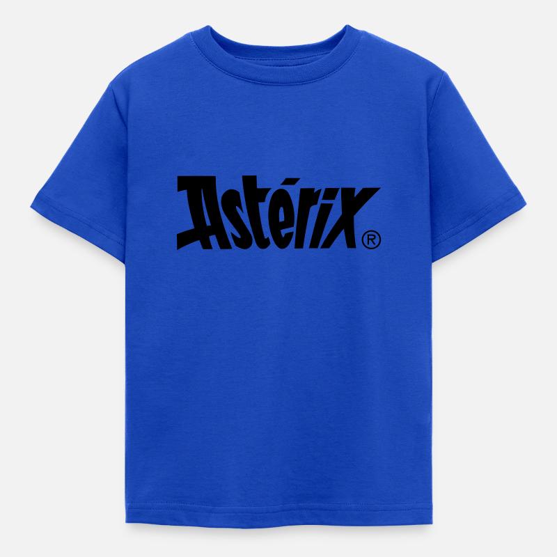 Asterix & Obelix - Asterix Logo - Koszulka dziecięca - błękit królewski