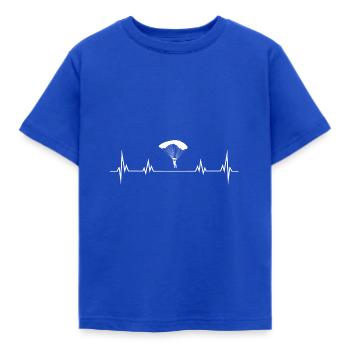 Paragliding Paragliding Gleitsegeln Gleitsc - Kids' T-Shirt - royal blue - Front - AI Model Kid Female (0cm)