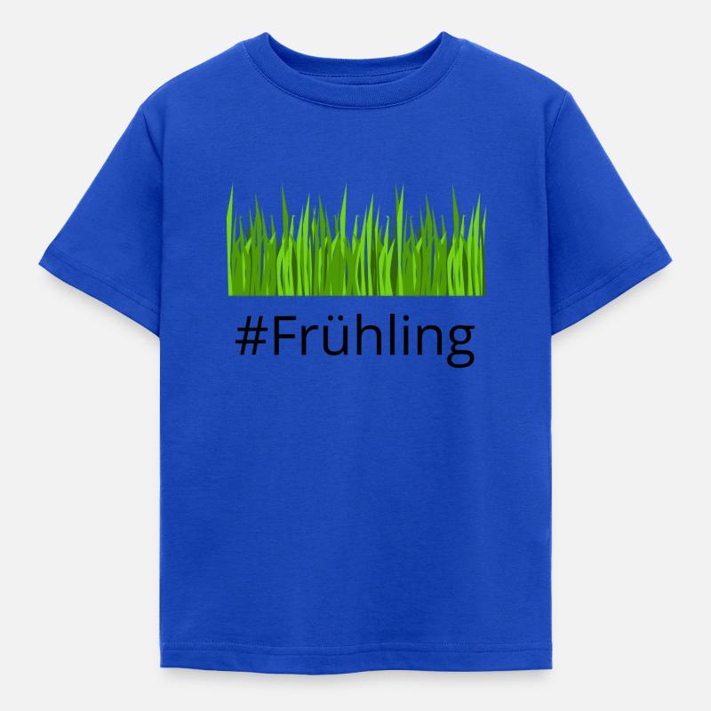 #Frühling - Kinder T-Shirt - Royalblau