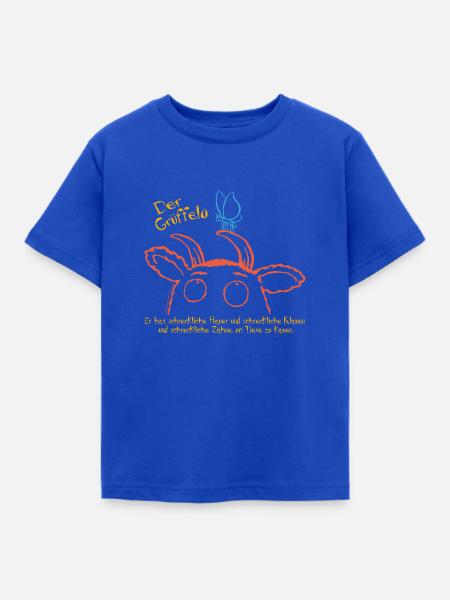 Der Grüffelo Schmetterling - Kinder T-Shirt - Royalblau