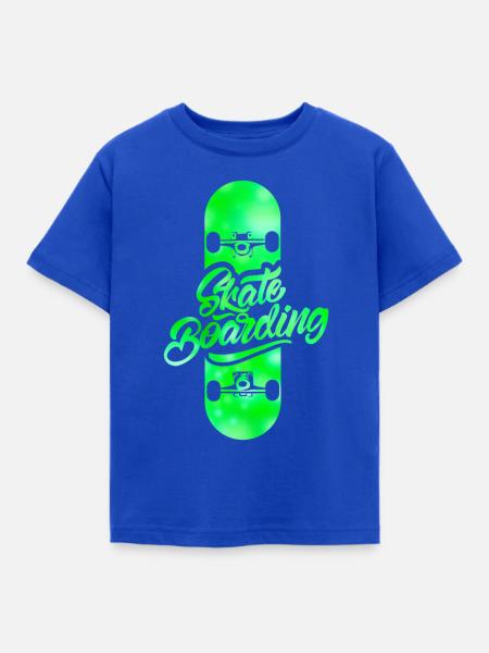 skateboarding - Kinder T-Shirt - Royalblau