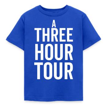 Eine dreistündige Tour - Kinder T-Shirt - Royalblau - Vorne - AI Model Kid Female (0cm)