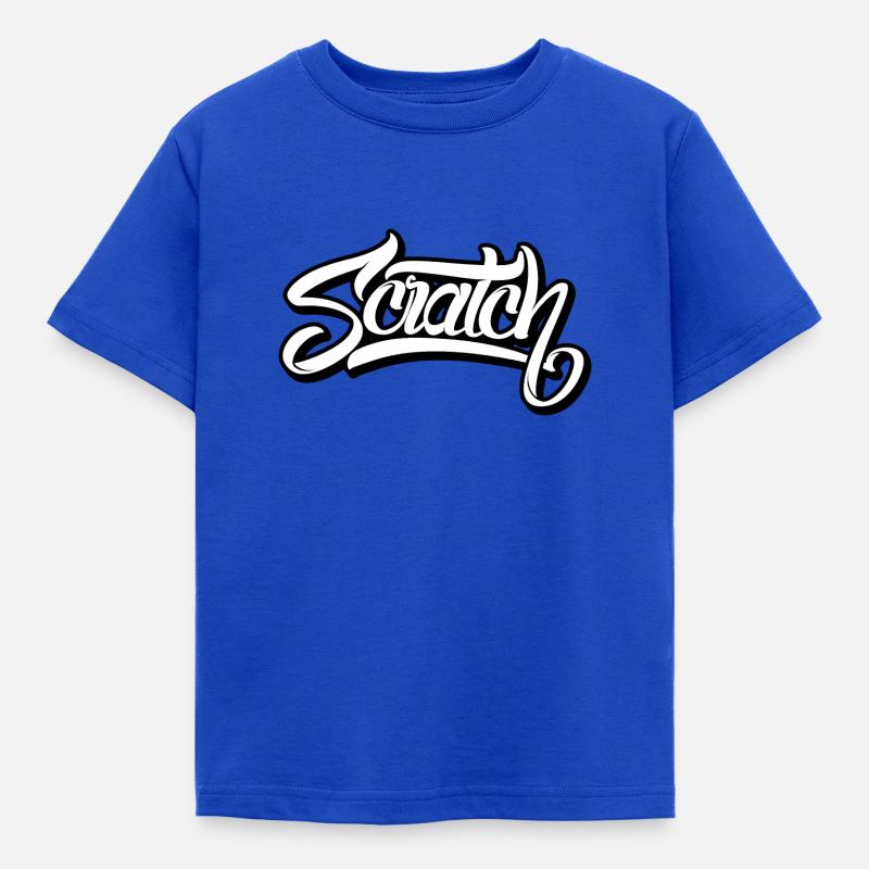 scratch - T-shirt Enfant - bleu royal