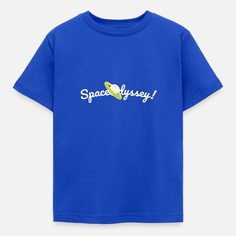 Text Space Odyssey v1 - Kids' T-Shirt - royal blue