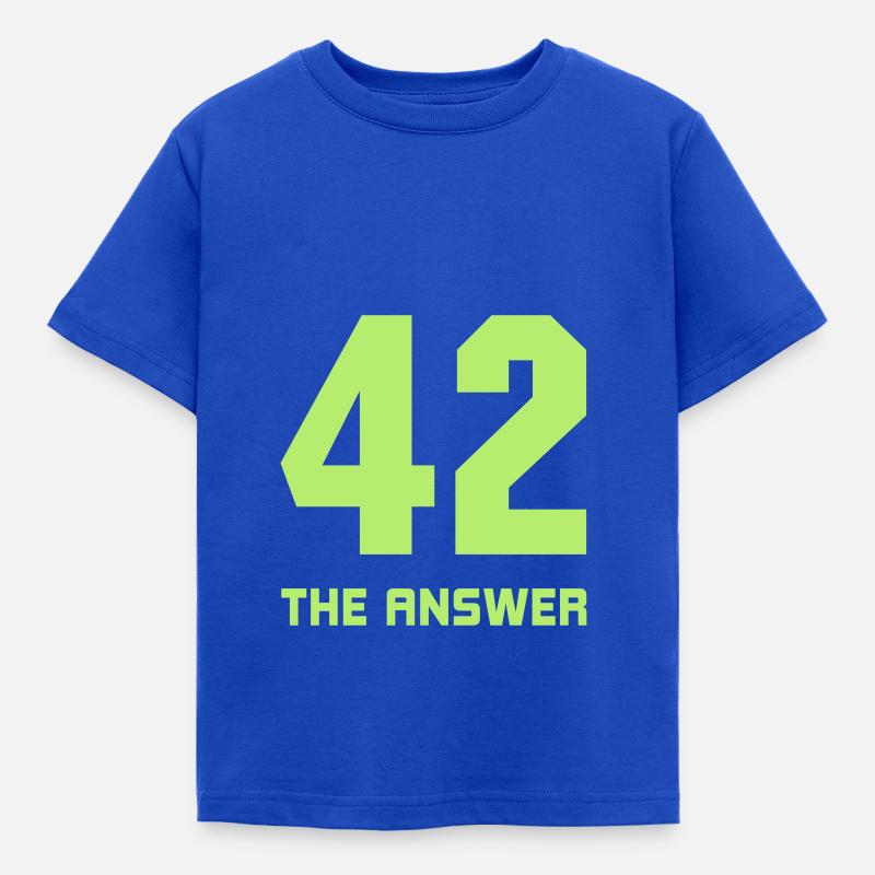 42, l’Answer Réponse Galaxis Science-Fiction UFO - T-shirt Enfant - bleu royal